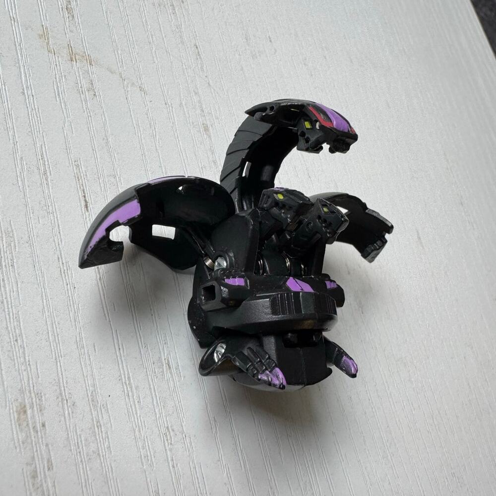 Bakugan Darkus Hades New Vestroia Battle Brawlers Black Purple 710g